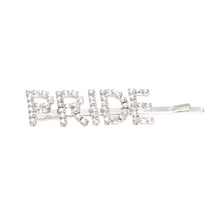 Load image into Gallery viewer, Silver PRIDE Sparkle Hair Pin
