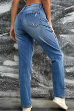 Cargar imagen en el visor de la galería, Distressed Sequin Pumpkin Jeans
