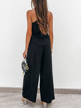 Load image into Gallery viewer, Spaghetti Strap Cami and Wide Leg Pants Set
