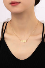 Load image into Gallery viewer, Laser cut zodiac sign pendant necklace
