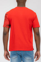 Load image into Gallery viewer, SHORT SLEEVE CAMO COLOR BLOCK TSHIRT
