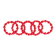 Cargar imagen en el visor de la galería, Red Pearl Bracelets 5 Pcs
