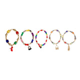 Rainbow Fashion Charm Bracelets