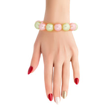 Cargar imagen en el visor de la galería, Pink Green Bubble Gum Pearl AKA Bracelet
