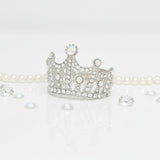 Cuff Royalty Silver Crown Luxe Crystal Bracelet