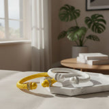 SGRHO Philo Affiliates 2 Pcs Yellow White Bangles