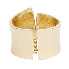 Cargar imagen en el visor de la galería, Cuff Gold Metal Pointed Geometric Hinge Bracelet
