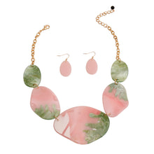 Load image into Gallery viewer, AKA Light Pink Green Dipped Necklace
