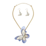 Pendant Blue Butterfly 3D Necklace for Women