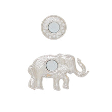 Load image into Gallery viewer, Brooch Multicolor Tribal Elephant Magnetic Pin
