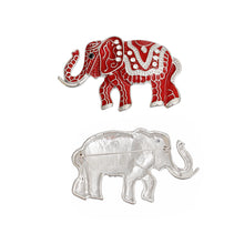 Cargar imagen en el visor de la galería, Brooch DST Red Elephant Tribal Pin for Women
