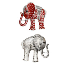 Load image into Gallery viewer, Brooch DST Red Elephant Diamond Pin for Women
