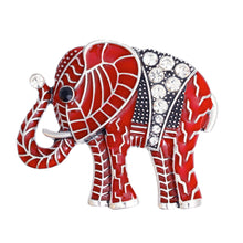 Cargar imagen en el visor de la galería, Brooch DST Red Elephant Bling Pin for Women
