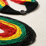 Pan-African Flag Colorblock 100 Strand Necklace