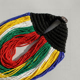 OES Colorblock Multicolor 100 Strand Necklace