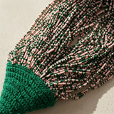 AKA Mixed Pink & Green 100 Strand Bead Necklace