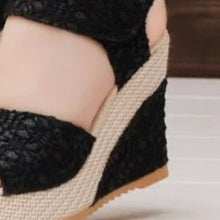 Load image into Gallery viewer, Lace Detail Open Toe High Heel Sandals
