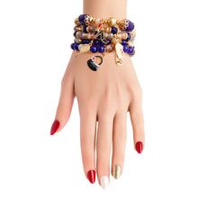 Cargar imagen en el visor de la galería, Blue Bead Fashion Charm Bracelets
