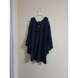 Lane Bryant Women's Plus Size Navy Blouse - PREOWNED