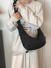 Cargar imagen en el visor de la galería, Lace-Up Polyester Crossbody Bag
