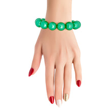 Cargar imagen en el visor de la galería, Green Bubble Gum Pearl Bracelet
