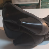 Rampage Edsel Riding Boot Gray Knee High Buckle Zip Synthetic Women’s Size 10M