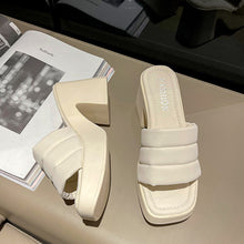 Cargar imagen en el visor de la galería, Open Toe Block Heel Sandals
