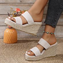Cargar imagen en el visor de la galería, Open Toe Platform Wedge Sandals
