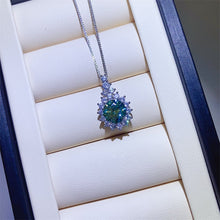 Cargar imagen en el visor de la galería, 3 Carat Moissanite 925 Sterling Silver Pendant Necklace
