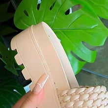 Cargar imagen en el visor de la galería, PU Leather Open Toe Platform Sandals
