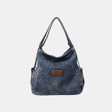 Cargar imagen en el visor de la galería, Adjustable Strap Denim Shoulder Bag
