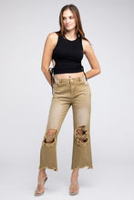 Cargar imagen en el visor de la galería, Distressed Vintage Washed Wide Leg Pants
