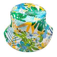 Cargar imagen en el visor de la galería, Green Tropical Reversible Hat
