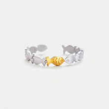Cargar imagen en el visor de la galería, 925 Sterling Silver Fish Open Ring
