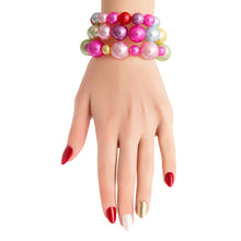 Cargar imagen en el visor de la galería, Rainbow Pearl 3 Pcs Bracelets
