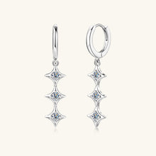 Cargar imagen en el visor de la galería, Moissanite 925 Sterling Silver Geometric Shape Earrings
