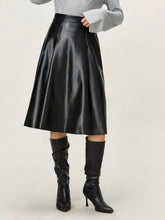 Load image into Gallery viewer, High Waist Skirt with Zipper
