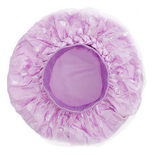 Load image into Gallery viewer, Bonnet Purple Satin Wide Edge Double Layer Women

