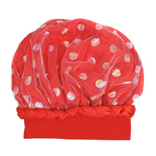 Load image into Gallery viewer, Bonnet Red Satin Wide Edge Double Layer Women
