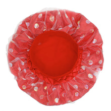 Load image into Gallery viewer, Bonnet Red Satin Wide Edge Double Layer Women
