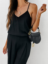 Load image into Gallery viewer, Spaghetti Strap Cami and Wide Leg Pants Set
