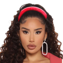 Cargar imagen en el visor de la galería, Fuchsia Velvet Headband
