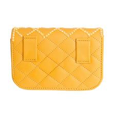 Load image into Gallery viewer, Yellow Quilted Belt Bag
