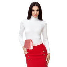 Load image into Gallery viewer, Pink Croc Belt Bag
