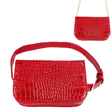 Cargar imagen en el visor de la galería, Red Croc Belt Bag
