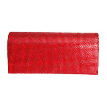 Cargar imagen en el visor de la galería, Clutch Red Rhinestone Evening Bag for Women
