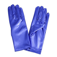 Cargar imagen en el visor de la galería, Royal Blue Metallic Formal Short Gloves ZPB SGRHO
