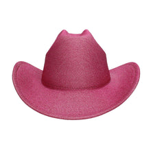 Cargar imagen en el visor de la galería, Cowboy Hat Fuchsia Glittery Rodeo Style for Women
