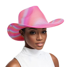 Cargar imagen en el visor de la galería, Cowboy Hat Iridescent Fuchsia Fashion Hat
