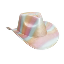 Cargar imagen en el visor de la galería, Cowboy Hat Iridescent Multicolor Fashion Hat
